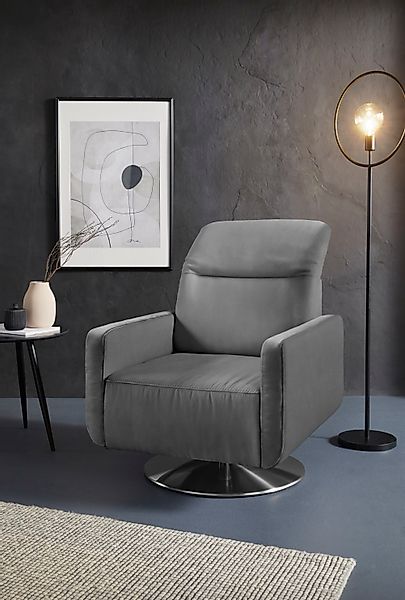 sit&more Drehsessel Gizeh, inklusive Kopfteilverstellung, mit günstig online kaufen