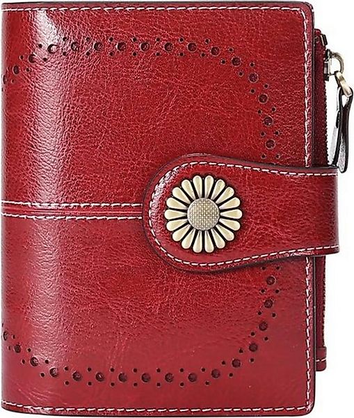PFCTART Geldbörse Damen 16 Karten RFID Geldbörse aus weichem Leder (mit Kar günstig online kaufen