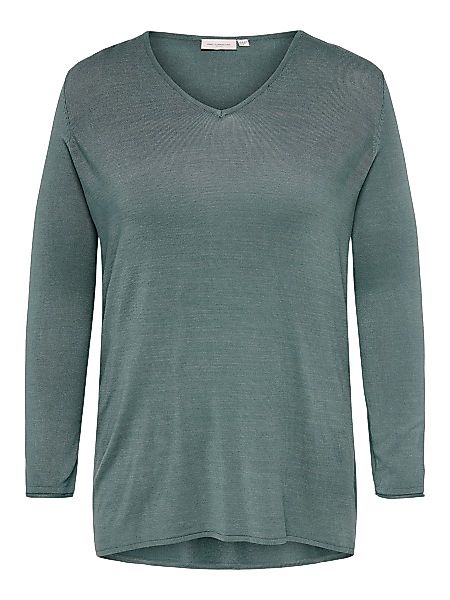 ONLY Langer Curvy- Pullover Damen Grün günstig online kaufen