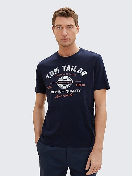 TOM TAILOR T-Shirt T-Shirt T-Shirt mit Logo-Print günstig online kaufen