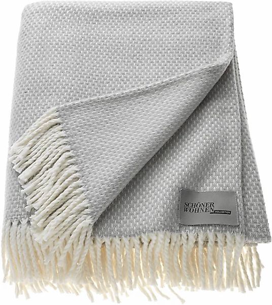 SCHÖNER WOHNEN Kollektion Plaid  Schöner Wohnen ¦ grau ¦ Maße (cm): B: 140 günstig online kaufen