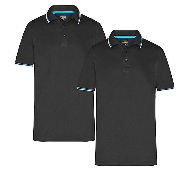 James & Nicholson Poloshirt Doppelpack Herren günstig online kaufen