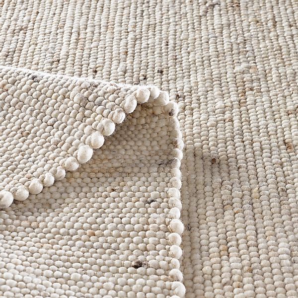 TaCa Home Wollteppich Gewalkter Handweb Woll-Teppich, günstig online kaufen