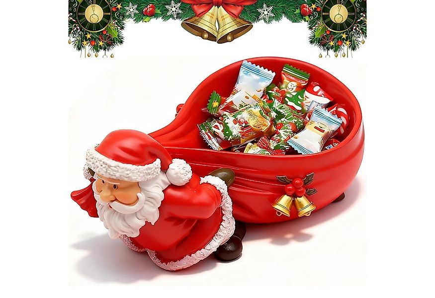 CLTYQ Dekoschale Keramikschalen für Weihnachtsmann-Süßigkeiten, Keramikscha günstig online kaufen