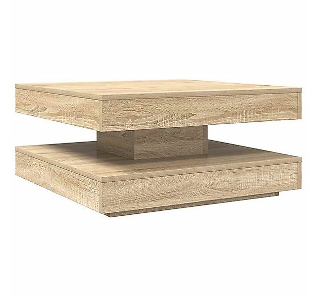 vidaXL Couchtisch Couchtisch 360-Grad Drehbar Sonoma-Eiche 70x70x34,5 cm (1 günstig online kaufen