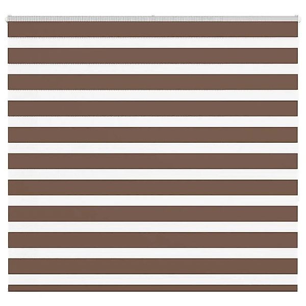 vidaXL Doppelrollo Braun 165x150 cm Stoffbreite 160,9 cm Polyester 4014352 günstig online kaufen
