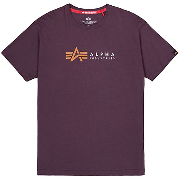 Alpha Industries  T-Shirt Alpha Label T - Plum günstig online kaufen