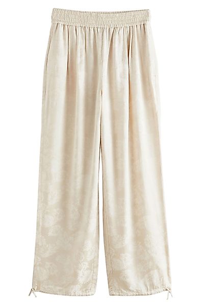 Next Haremshose Satin-Haremshose mit Jacquardmuster, Kurzgröße günstig online kaufen