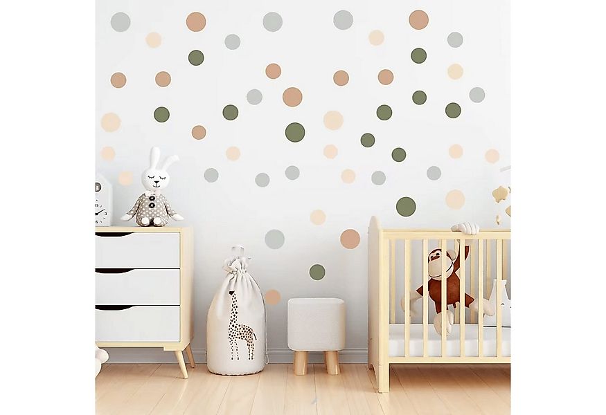 Montegoni Wandsticker Farb punkt Wandaufkleber für Schlafzimmer (Wohnzimmer günstig online kaufen