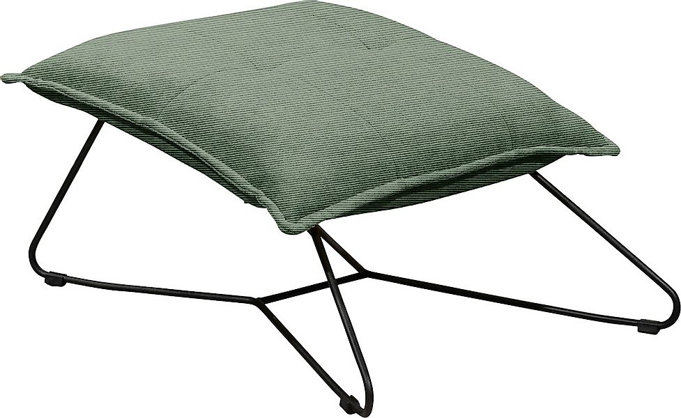 ED EXCITING DESIGN Hocker "Vico", mit Design-Gestell aus schwarzem Metall, günstig online kaufen
