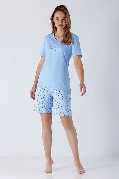 Hajo Schlafanzug Damen Schlafanzug Shorty Premium Cotton günstig online kaufen