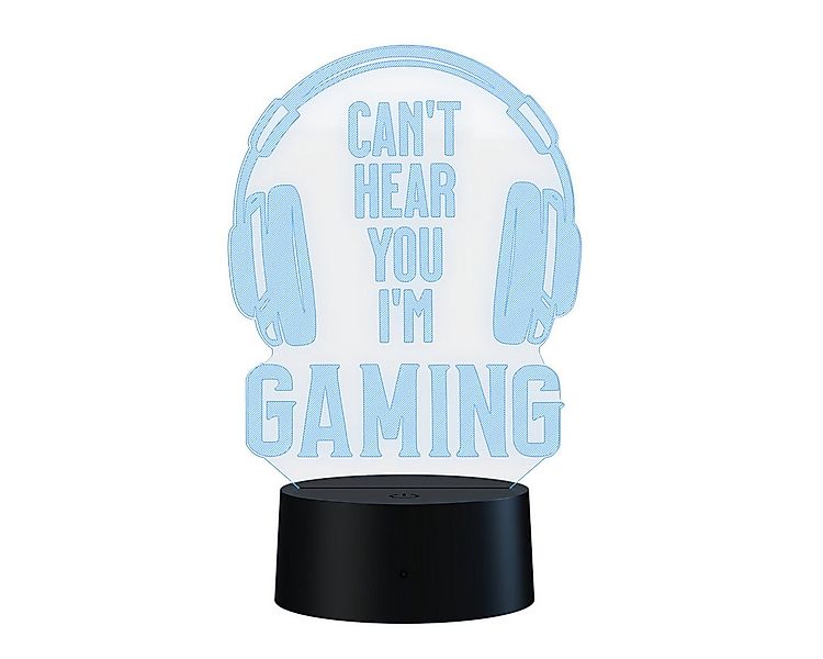 Qware Gaming LED Dekolicht 3D LED Lampe – RGB Tischlampe mit Farbwechsel un günstig online kaufen