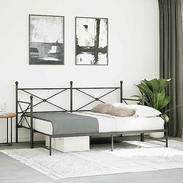vidaXL Bett Tagesbett Ausziehbar ohne Matratze günstig online kaufen