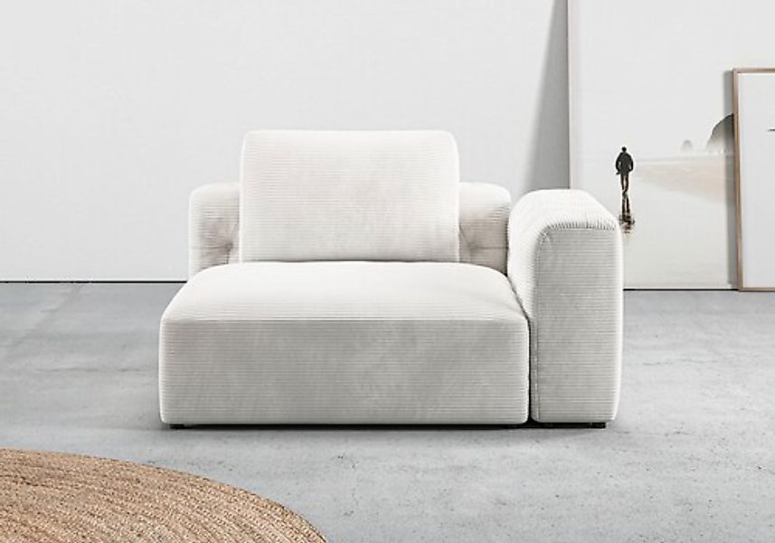 Home affaire 1,5-Sitzer »Cushid« Modul-Eckteil, auch einzeln stellbar, Brei günstig online kaufen