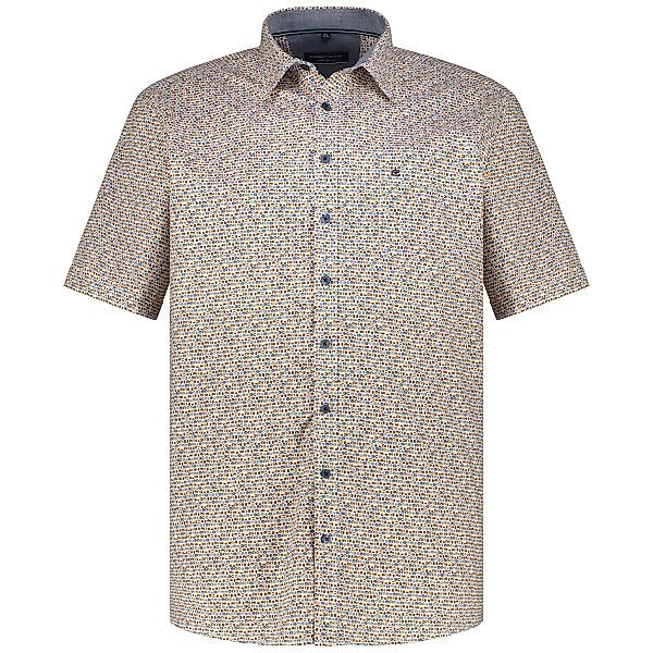 CASA MODA Freizeithemd mit Allover-Muster Farbe blau Größe: 3XL günstig online kaufen