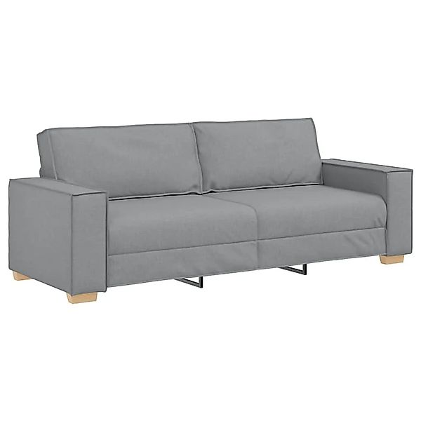 vidaXL 3-Sitzer-Sofa Hellgrau 180 cm Stoff 4104990 günstig online kaufen