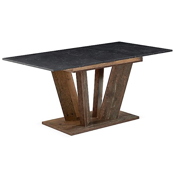 B&D home Säulen-Esstisch WILLEM, ausziehbar, 120-160cm, günstig online kaufen