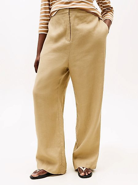 Tommy Hilfiger Curve Leinenhose "CRV ESS LINEN TAILORED STRT PANT" günstig online kaufen