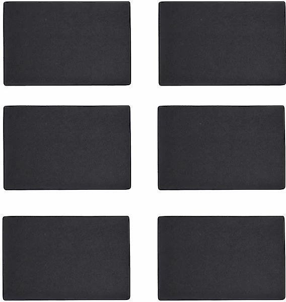 Zeller Present Platzset, (Set, 6 St.), Kunstleder, metallic, 30x45 cm günstig online kaufen