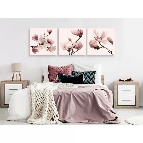 Wandbild Magnolia Obsession (3 Parts) XXL günstig online kaufen