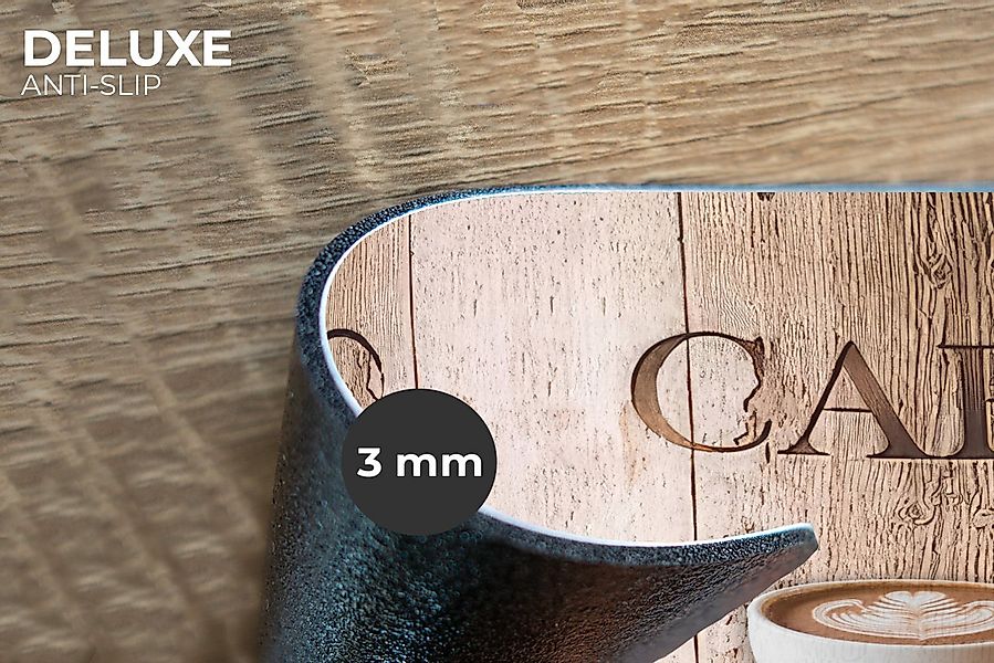 MuchoWow Platzset Bistro Parisien - Café - Kaffee - Jahrgang, (6-St), Platz günstig online kaufen