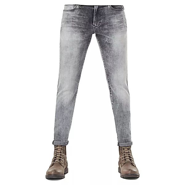 G-Star – Eng geschnittene Jeans in verwaschenem Schwarz günstig online kaufen