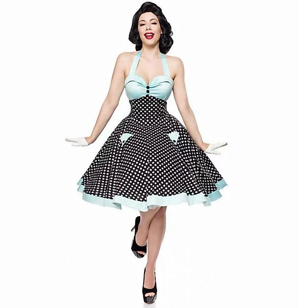 BELSIRA A-Linien-Kleid Vintage-Swing-Kleid 50er Jahre Pin Up Rockabilly Ret günstig online kaufen