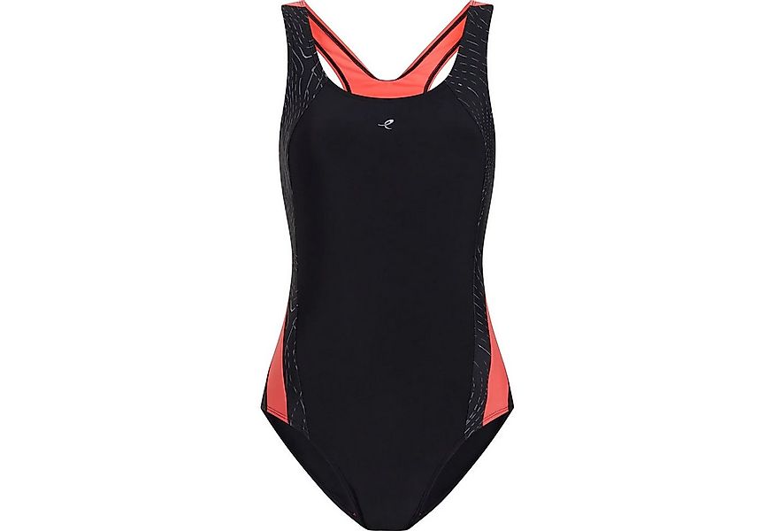 Energetics Badeanzug Da.-Schwimmanzug Nora W BLACK/RED LIGHT/AOP günstig online kaufen