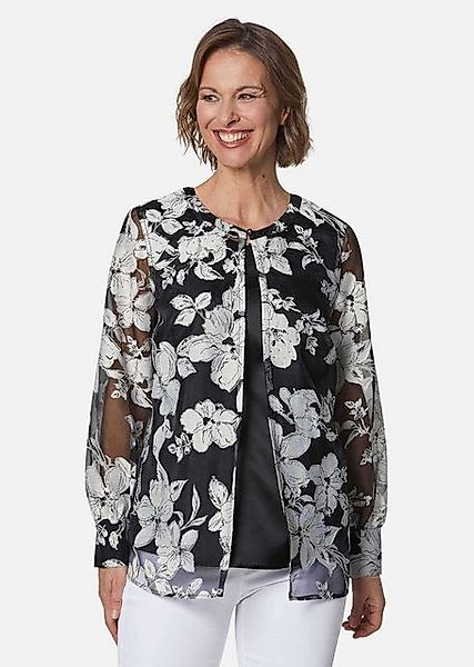 GOLDNER Shirtbluse Kurzgröße: Blusen-Set aus floraler günstig online kaufen