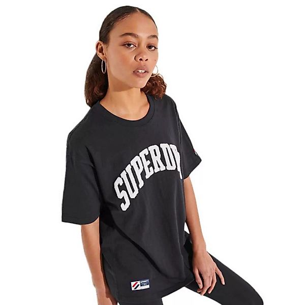 Superdry Varsity Arch Mono Kurzarm T-shirt XS Deep Navy günstig online kaufen