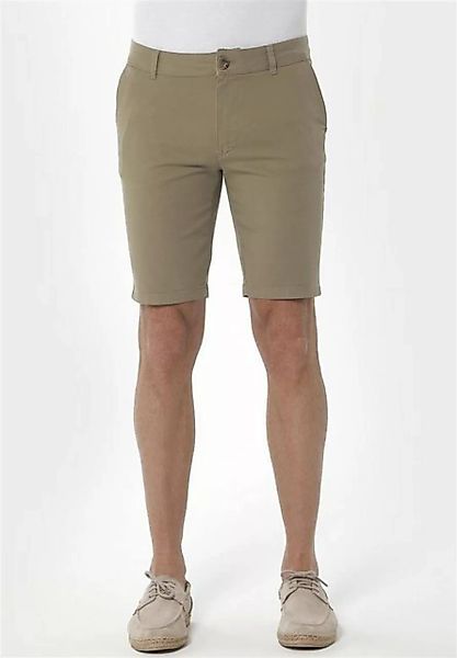 ORGANICATION Chinohose Men's Garment Dyed Slim Fit Shorts in Olive günstig online kaufen