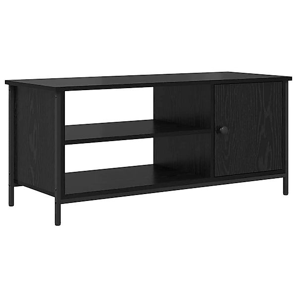 vidaXL TV-Schrank Schwarz Eichen-Optik 100 x 40 x 45 cm Holzwerkstoff 87947 günstig online kaufen