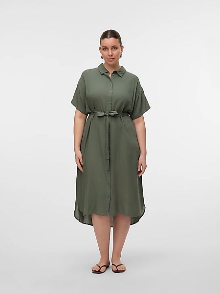 Vero Moda Curve Hemdblusenkleid VMBUMPY SS günstig online kaufen