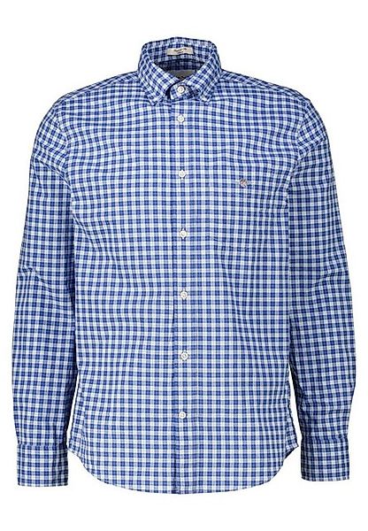 Gant Langarmhemd Herren Freizeithemd POPLIN Regular Fit (1-tlg) günstig online kaufen