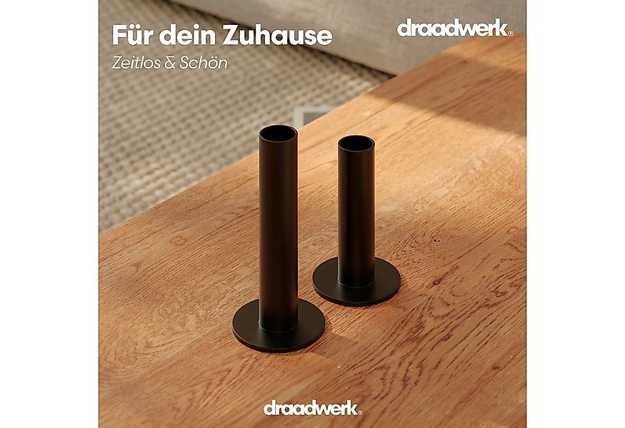 draadwerk® Tischkerzenhalter Kerzenhalter (rohrförmig) 2er Set günstig online kaufen
