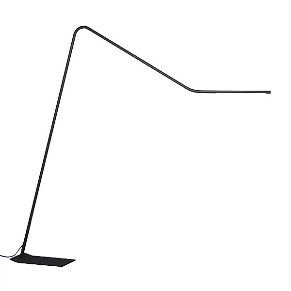 Martinelli Luce - Colibrì LED Stehleuchte L240cm - schwarz/eloxiert/H x Ø 2 günstig online kaufen