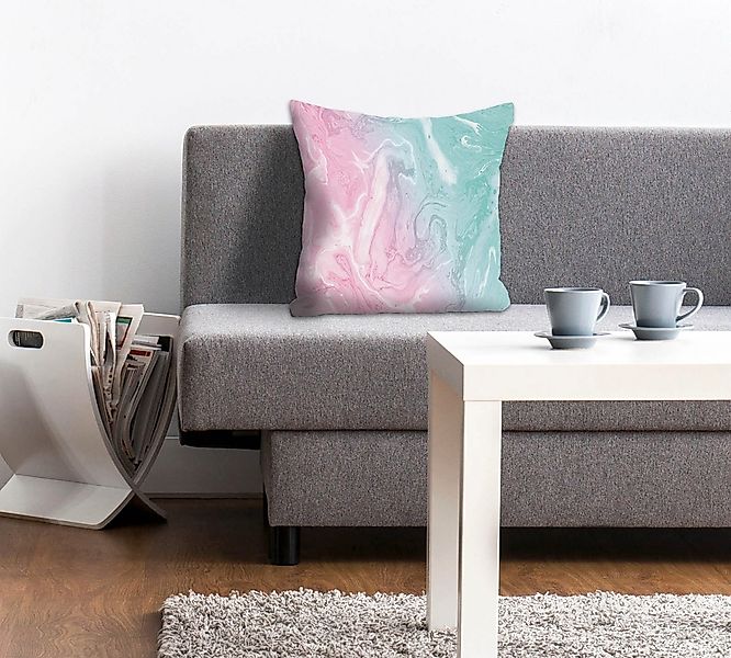 queence Dekokissen "Pearl" Kissenhülle,Pastellfarben,Sanft,Zart,Farbverlauf günstig online kaufen