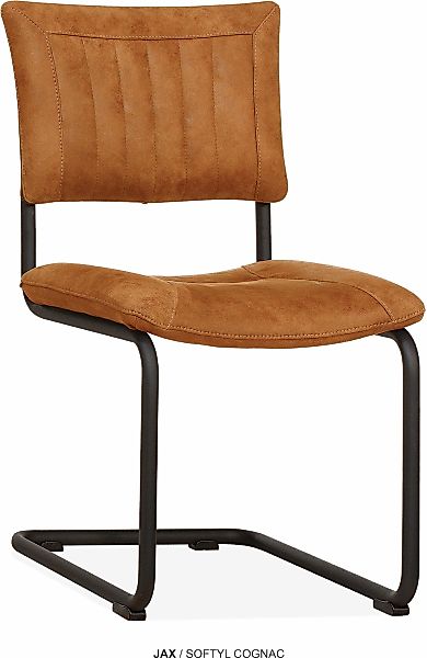 OMG Design Esszimmerstuhl "Jax" (Set) 2 Stk. Stoff Freischwinger im Industr günstig online kaufen