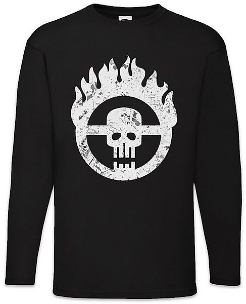 Urban Backwoods Langarmshirt Skull Wheel Insignia Langarm T-Shirt Scrotus M günstig online kaufen