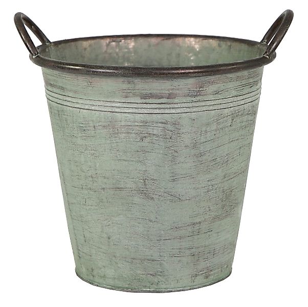 finehomegarden Pflanzkübel Eimer mit Griff Metall günstig online kaufen