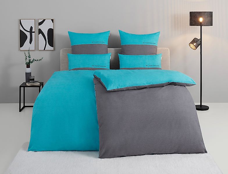 TOM TAILOR HOME Bettwäsche Henry, Biber, günstig online kaufen