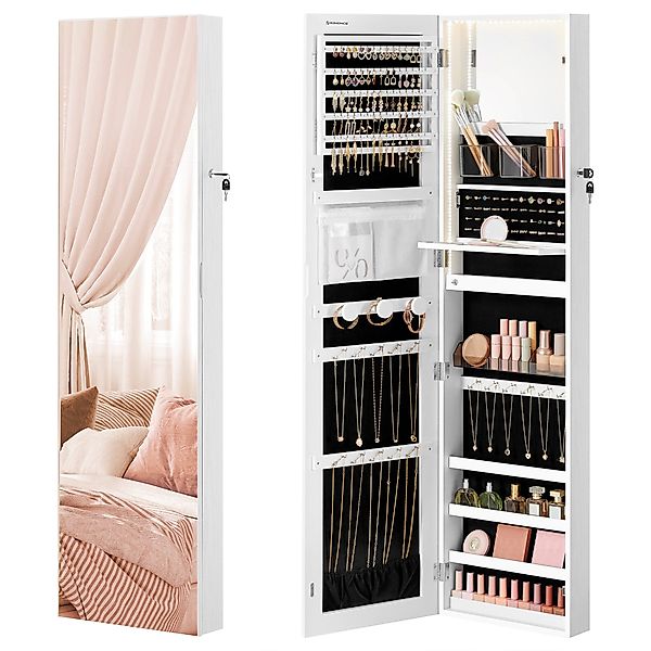 SONGMICS Schmuckschrank Schmuckorganizer Spiegelschrank wand- oder günstig online kaufen