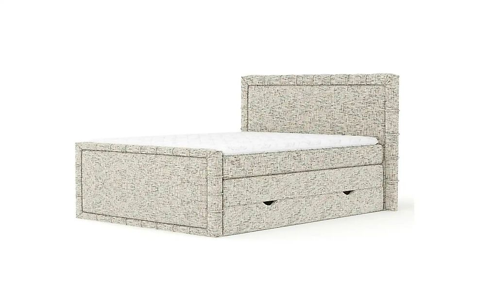 Boxspringbett mit Stauraum   ¦ beige ¦ Maße (cm): B: 187 H: 123 Betten > Ko günstig online kaufen
