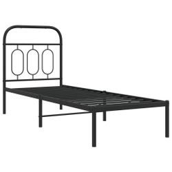 vidaXL Bett Bettgestell mit Kopfteil Metall günstig online kaufen