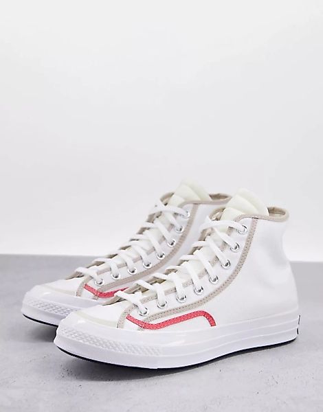 Converse – Chuck 70 – Sneaker in Weiß im College-Stil günstig online kaufen