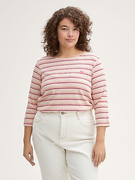 TOM TAILOR PLUS 3/4-Arm-Shirt Plus Size günstig online kaufen