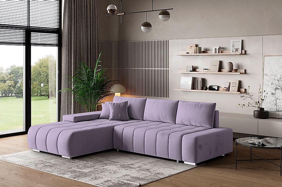 Masseno Ecksofa ALESE mit Schlaffunktion L-Form, günstig online kaufen