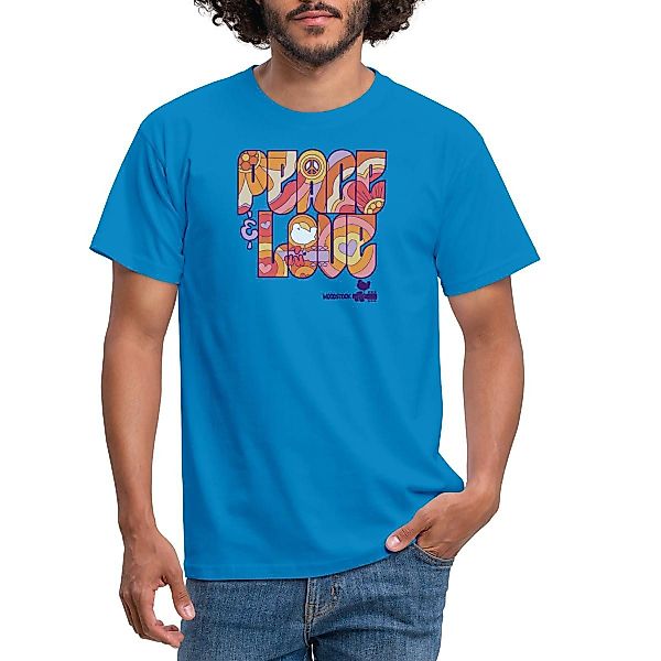 Spreadshirt T-Shirt Woodstock Peace Love Hippie günstig online kaufen