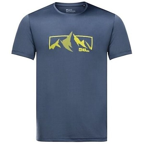 Jack Wolfskin T-Shirt Peak Graphic (atmungsaktiv, geruchshemmend) skyblau H günstig online kaufen
