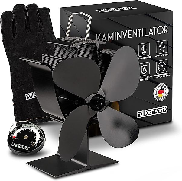 Falkenwerk Kaminventilator ohne Strom - Leiser, günstig online kaufen